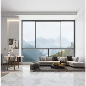 Thermally Broken Soundproof Aluminum Doors and Windows for Villa and Hotel Use