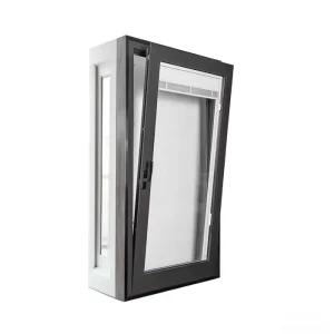 Tilt Turn Casement Window for Hotels Soundproof Aluminum Triple Glazed High Airtightness