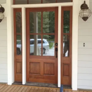 Top Quality Solid Wood Interior Front Entrance Door for Villa Apartment Hotel