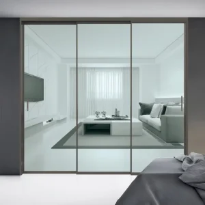 Trackless Metal Sliding Door, Soundproof, Villa, Kitchen, Balcony Partition