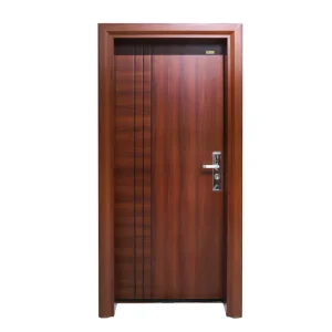 Traditional Modern Galvanized Stainless Steel Wood Sliding Interior Security Door, Waterproof