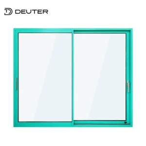 Typhoon-Proof Aluminum Sliding Patio Door with Thermal Break, Double Glazing, Slim Frame, Soundproof and Windproof Design