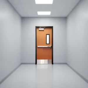 UL CE WH Certified Steel Fire Door, Commercial Kitchen and Server Room Use