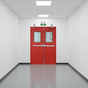 UL, CE, and WH Certified Fireproof Steel Door for International Markets
