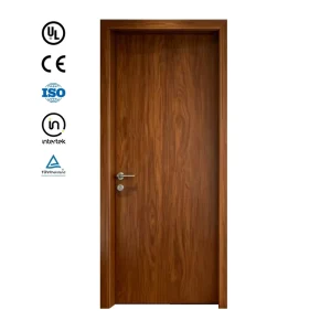 UL-Certified Fire-Rated Wooden Interior Door, Acoustic Soundproof, Hotel or Office Use