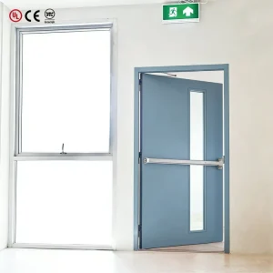 UL-Certified Fireproof Steel Door with 2-Hour Fire Resistance, Customizable