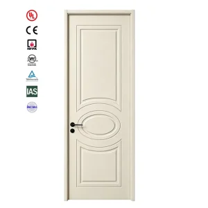 UL-Certified Fireproof Wooden Door, HDF/MDF, Acoustic, Hotel Apartment Office, Commercial Interior