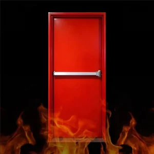 UL-Certified Hollow Metal Steel Fire-Rated Door for Hospital, Warehouse, Apartment, Exterior and Hotel