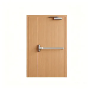 UL Fire-Resistant Steel Door with Emergency Pole, 60-Minute Rating