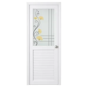 UPVC Casement Vinyl Swing Window Double Glazed Tempered Glass Soundproof Waterproof Custom Size Manufacturer