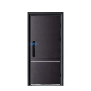 USA-Certified Hotel Commercial Double Exterior Steel Fire Door, 3-Hour Rating