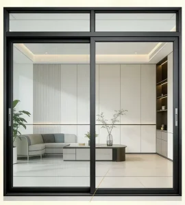 Ultra-Narrow Frame Aluminum Sliding Door for Home Interior