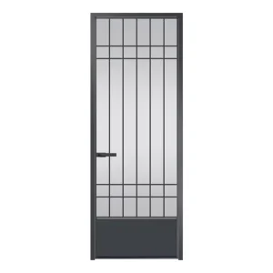Ultra-Narrow Panel Frame Aluminium Living Room and Bathroom Interior Swing Door