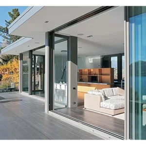 Used Sliding Glass Doors Aluminium Frame Glass Exterior Bi Hinged Folding Screen Frame