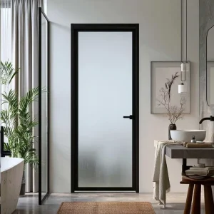 Villa Exterior Patio Aluminum Glass Swing Doors with Waterproof, Soundproof Thermal Break