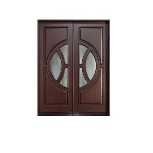 Villa Front Main Door Customized Exterior Solid Wood Door for House