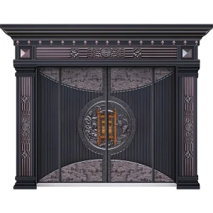 Villa Steel Main Entrance Door, Modern Front Door for Residential House