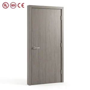 WH-Certified Finished Solid Wood Fire-Rated Door for Hotel, Apartment, and Bedroom Use