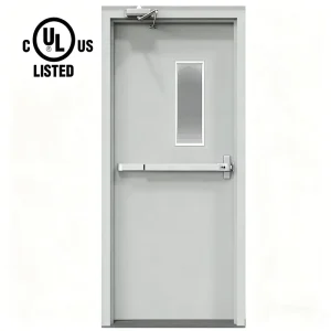 WHI-Certified Fireproof Door, High-Security Fire-Rated Door for Commercial Residential Buildings