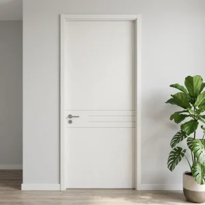 WPC Flush Door with 2mm WPC Door Skin Composite Anti-Termite Interior Door and Frame for Mexico Bedroom and Hotel
