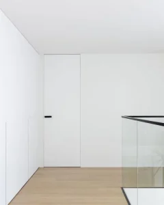WPC Invisible Hidden Door with Aluminum Frame and Invisible Hinges