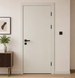 WPC Waterproof Composite Interior Door for Residential, Commercial, Hotel, Kitchen, and Bathroom Use