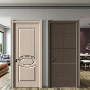 WPC Waterproof Interior Door Sliding or Swing Bathroom Bedroom