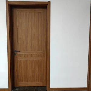 WPC Waterproof Painted Bathroom Door with Carved Design, Soundproof, Supplier