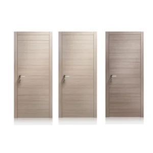 WPC Wooden Interior Door Panel Modern Design Waterproof Soundproof CE Certified for Apartment Bedroom Bathroom Hotel