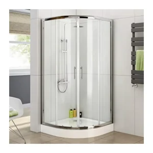 Walk-In Rectangular Sliding Glass Shower Enclosure