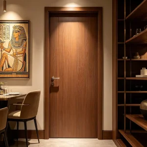 Water-Resistant Board Wooden Door for Rental Apartments, Bedroom, and Shop Use