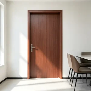 Water-Resistant Wooden Apartment Interior Door, Contemporary Finished Surface, Guangdong Origin
