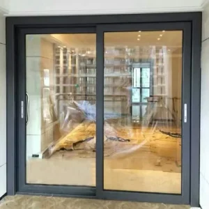 Waterproof Aluminum Alloy Sliding Glass Door for Kitchen, Balcony, and Patio