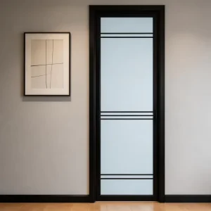 Waterproof Aluminum Alloy Space-Saving Hinged Door Trackless Custom Size for Villas, Bathrooms, and Kitchens