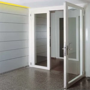Waterproof Aluminum Swing Door with Tempered Glass for Patio, Garden, and Balcony