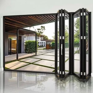 Waterproof Aluminum Thermal Break Sliding Accordion Patio Door
