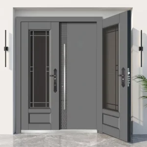 Waterproof Anti-Corrosion Cast Aluminum Door for Villa Entry and Outdoor Courtyard