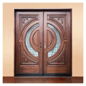 Waterproof Anti-Crack Solid Timber Courtyard Entrance Door