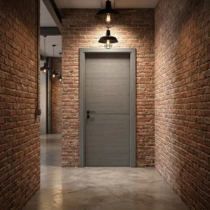 Waterproof Carbon Crystal Interior Door Melamine Laminated Soundproof Budget-friendly for Housing Project Bulk Order Complex