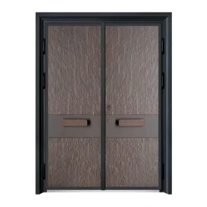 Waterproof Cast Aluminum Security Front Door for House