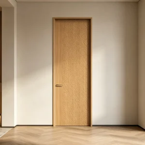 Waterproof Customized Wooden Interior Door for Villa Bathroom