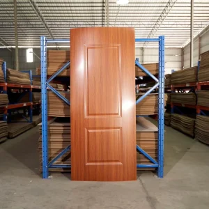 Waterproof Finished Melamine Interior Wood Door Skin with Smooth Surface
