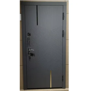 Waterproof Galvanized Steel Entrance Door with Multi-Lock System for Commercial Use