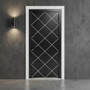 Waterproof Insulated Fireproof Anti-Theft Swing MDF Security Door for Russian Apartments