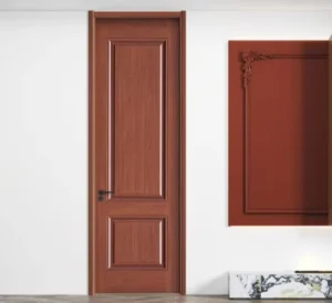 Waterproof MDF Polymer Molded Interior Panel Door with Push-Pull Opening for Bedrooms, Apartments, Hotels, and Villas