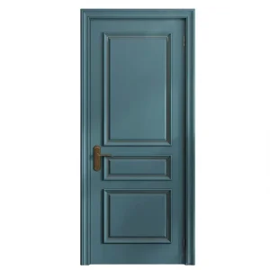 Waterproof Solid Wood Interior Door with Finished Surface for Bedroom and Supermarket Use