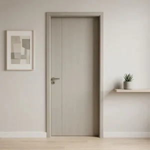 Waterproof Solid Wood Sliding Security Doors with Finished Surface, Windproof and Soundproof