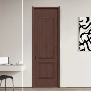 Waterproof Sound Insulation Paint-Free French Style Wood Door Custom Solid Composite Interior Door for Hotel Use Bedroom Kitchen