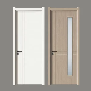 Waterproof Soundproof WPC PVC Sandwich Panel Interior Door