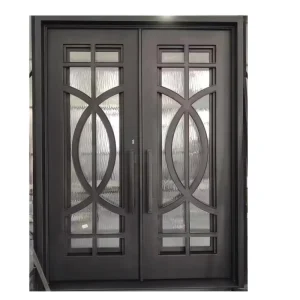 Waterproof Wrought Iron Security Entry Door